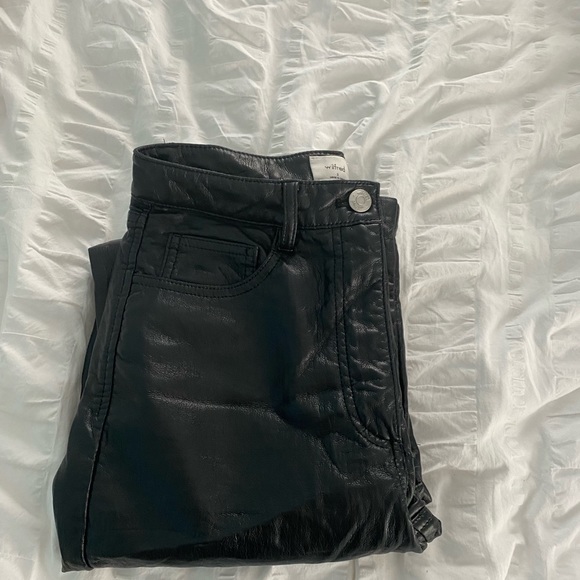 Aritzia Black Milena Leather Pant - Picture 4 of 4